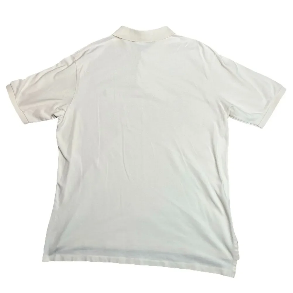 Polo Ralph Lauren Polo Shirt Mens XLT Cream Cotton Flesh Pony Classic Preppy